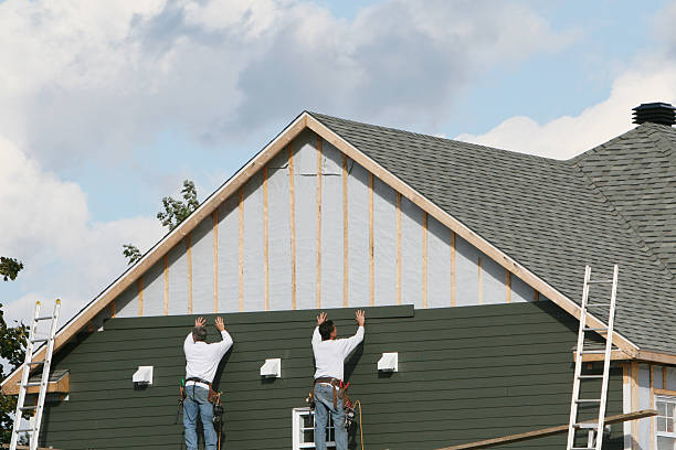 Professional Siding Repair technician working in Morrison, IL